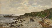Eduard Gaertner Seashore oil painting reproduction